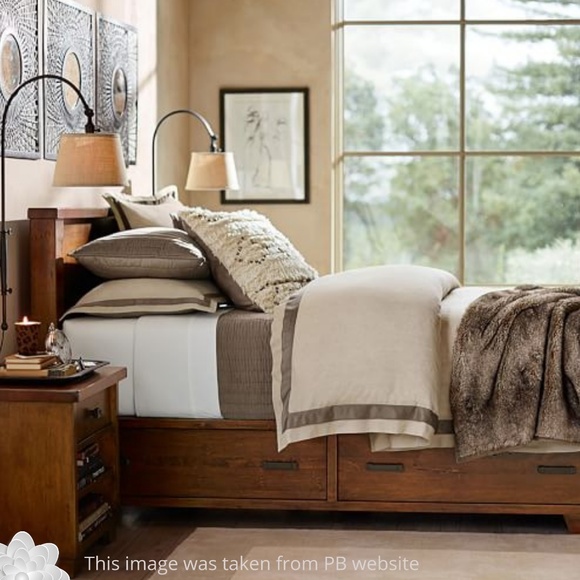 Pottery Barn Bedding Queenfull Duvet Set Brownstone Nwt Poshmark